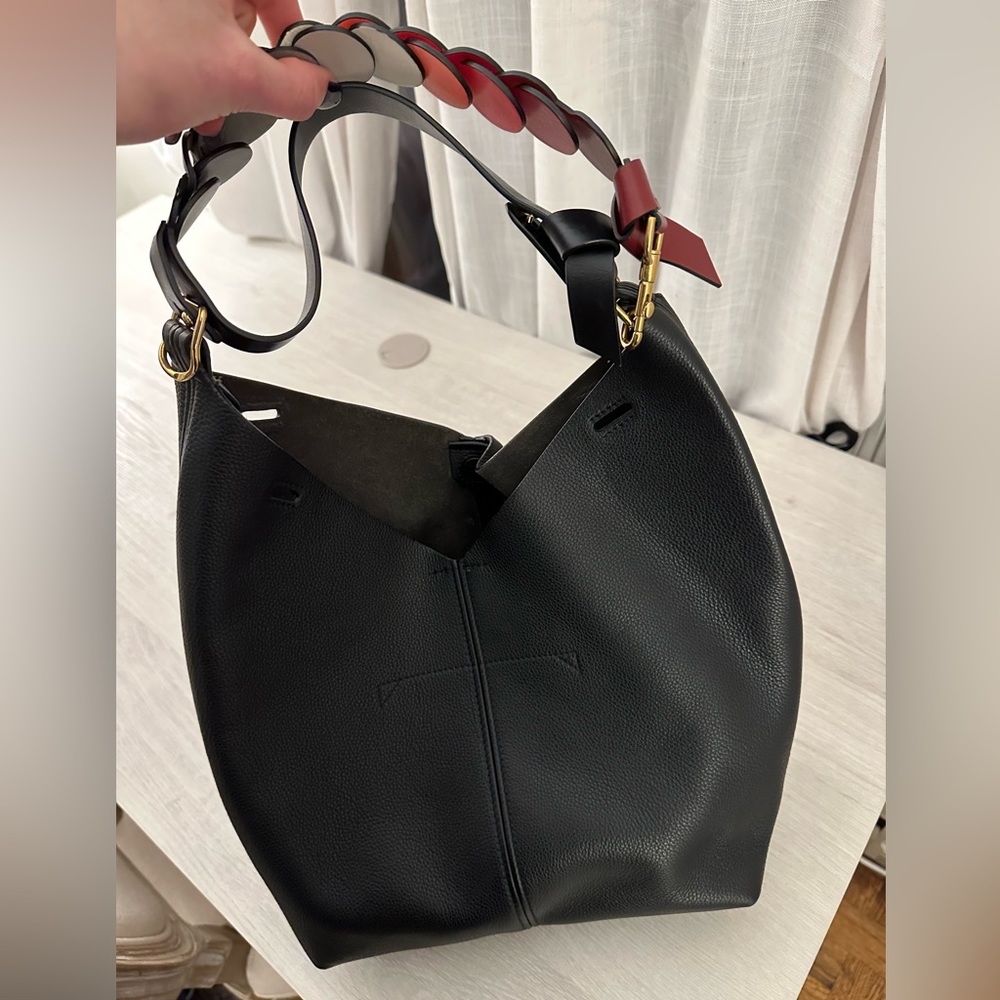 Anya Hindmarch leather shoulder bag